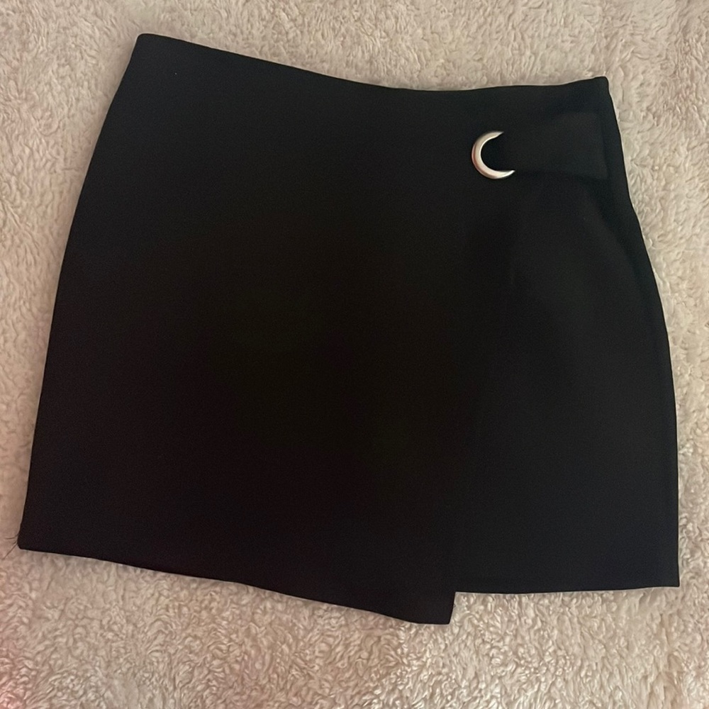 black skirt with silver detailing